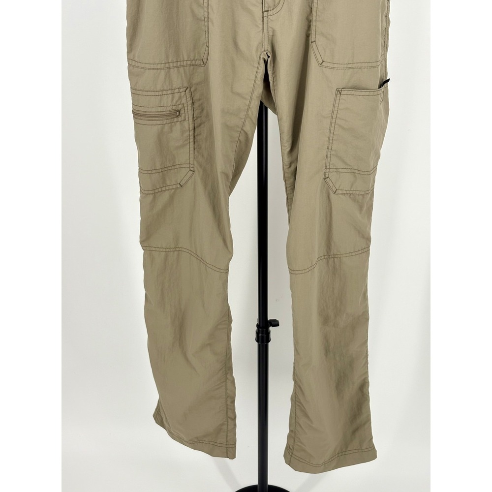 Eddie Bauer Cargo Pants Mens 34x34 Khaki Utility Hiking Outdoor Straight Leg - Picture 4 of 7